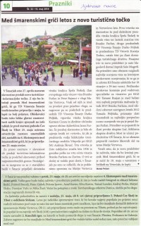 Med smarenskimi gric letos z novo turisticno tocko AN